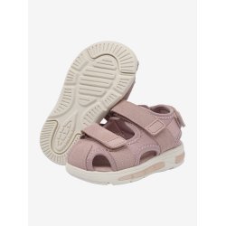 En Fant Sandal Velcro Light m. LED lys Sepia Rose