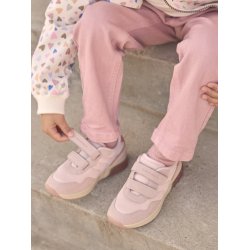 En Fant Sneakers Velcro m. LED lys Sepia Rose