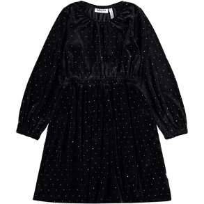 Molo Kjole LS Carolyn Black Stones