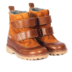 Angulus Vinterstvle TEX med Uldfoer Cognac