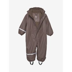 CeLaVi Regndragt med Fleece Coffee Quartz