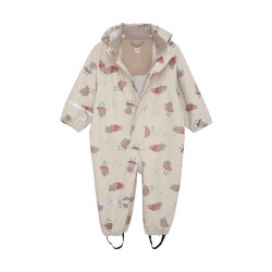 CeLaVi Regndragt Suit AOP Warm Taupe