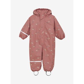 CeLaVi Regndragt Baby Fleece AOP Brisk Dust