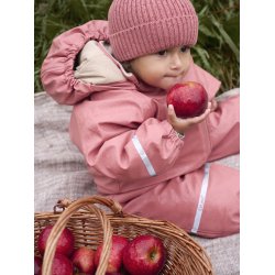 CeLaVi Regndragt Baby Fleece Brick Dust