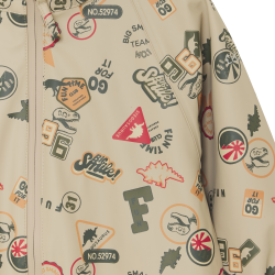 CeLaVi Regndragt Baby AOP Mulled Basil