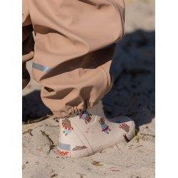 CeLaVi Gummistvler Wellies AOP Warm Taupe