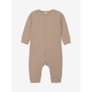 CeLaVi Heldragt LS Jumpsuit Solid Warm Taupe