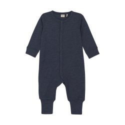 CeLaVi Heldragt Uld LS Jumpsuit Solid Naval Academy Melange