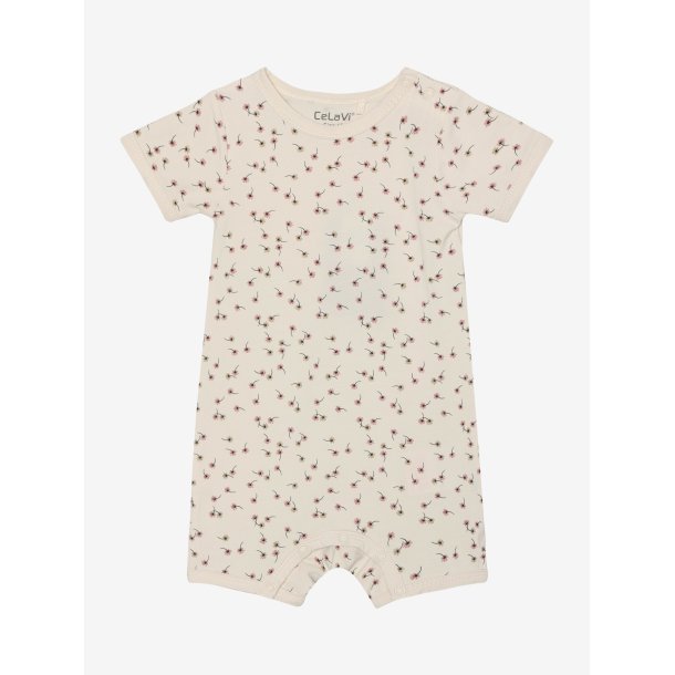 CeLaVi Sommerdragt SS Jumpsuit AOP Shadow Gray