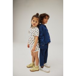 Angulus Sneakers Sko Velcro Lys gul Glitter