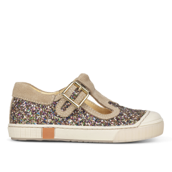 Angulus Tullesko med spnde Multi Glitter/Sand
