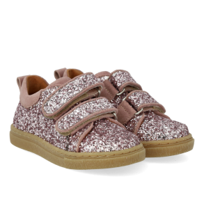 Angulus Sneaker Glitter Velcro Blossom Glitter