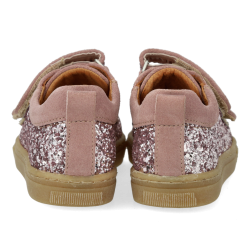 Angulus Sneaker Glitter Velcro Blossom Glitter