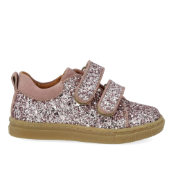 Angulus Sneaker Glitter Velcro Blossom Glitter