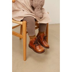 Angulus Begynder Snrresko "120 rs jubilums model" med Brogue detaljer Cognac