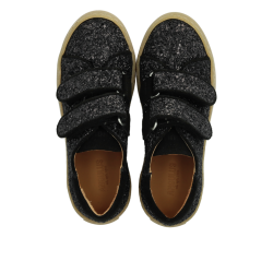 Angulus Sneaker Glitter Velcro Black