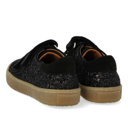 Angulus Sneaker Glitter Velcro Black