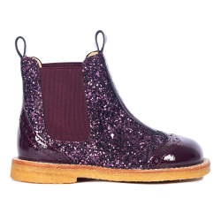 Angulus Chelsea Stvle Glitter Aubergine