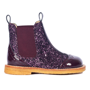 Angulus Chelsea Stvle Glitter Aubergine