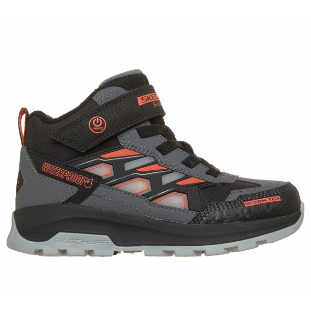 Skechers S-lights Strom Blazer Waterproof Glow  Black