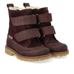 Angulus Vinterstvle TEX med Uldfoer Aubergine