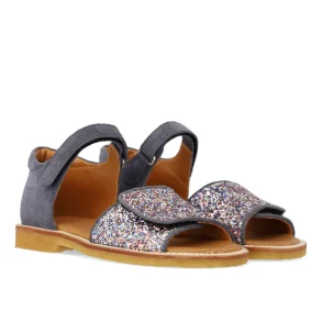 Angulus Sandal med funklende glitter Indigo
