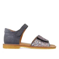 Angulus Sandal med funklende glitter Indigo