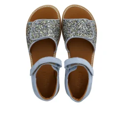 Angulus Sandal med funklende glitter Spring Multi Glitter