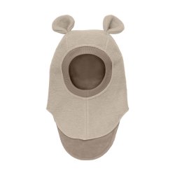 HUTTEliHUT Elefanthue Uld 2-lags Balaclava Ears Sand Melange
