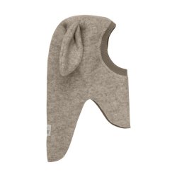 HUTTEliHUT Elefanthue Uld 2-lags Balaclava Ears Camel Melange