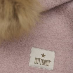 HUTTEliHUT Elefanthue Uld 2-lags Balaclava Alpaca Pompoms Fawn