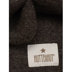 HUTTEliHUT Elefanthue Uld Balaclava Ears Dark Brown Melange