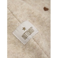 HUTTEliHUT Elefanthue Uld Balaclava Hjerter Sand Melange