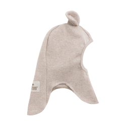 HUTTEliHUT Elefanthue Balaclava Cotton Rib Ears Camel Melange