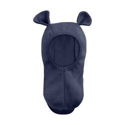 HUTTEliHUT Elefanthue Balaclava Cotton Rib Ears Navy Blazer