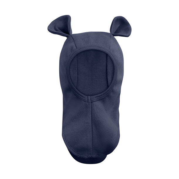 HUTTEliHUT Elefanthue Balaclava Cotton Rib Ears Navy Blazer
