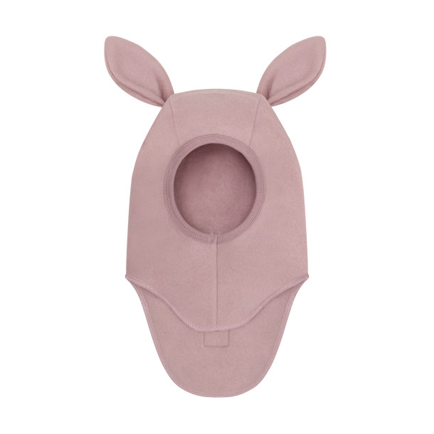 HUTTEliHUT Elefanthue Uld Fleece Balaclava Ears Wood Rose