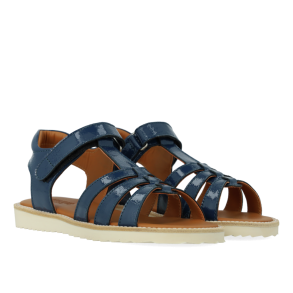 Angulus Sandal med T-rem og velcro Indigo