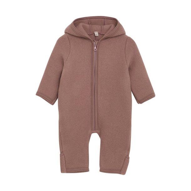 HUTTEliHUT kredragt Uld Fleece Pramsuit Burlwood
