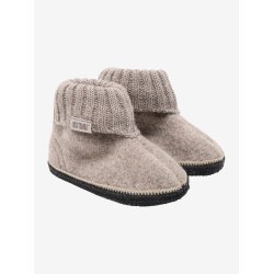 HUTTEliHUT Slippers Uld Camel Melange