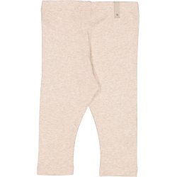 Wheat Leggins Baby Rib Rose Melange