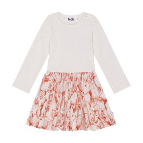 Molo Kjole LS Carel Red Horses