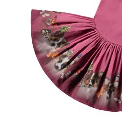 Molo Kjole LS Candi Fluffy Puppies