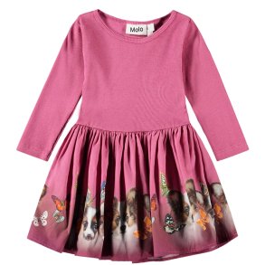 Molo Kjole LS Candi Fluffy Puppies