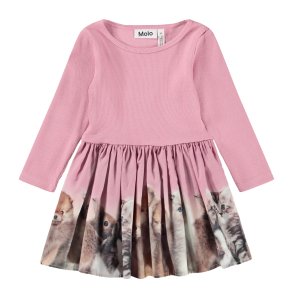 Molo Kjole LS Candi Fluffiness