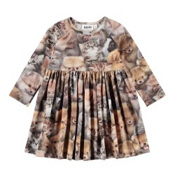 Molo Kjole LS Charmaine Fuzzy Fluffy