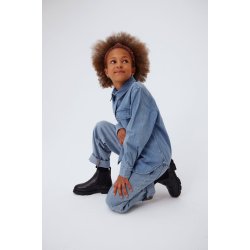 Angulus Chelsea St�vle med Elastik og Uldfoer Black