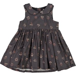Wheat Kjole Baby Eila Black Flowers