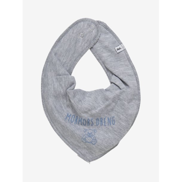 Pippi Hagesmk Bandana "Mormors Dreng" Grey Melange