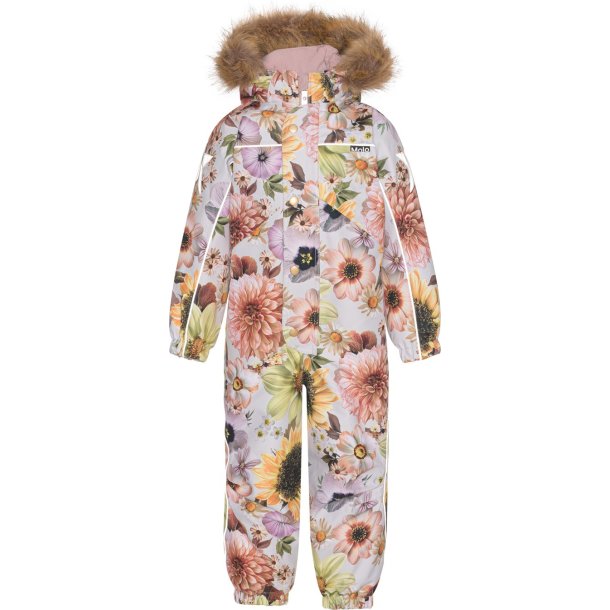 Molo Flyverdragt Polaris Fur Retro Flowers